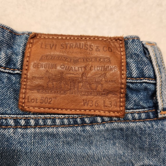 Levi's Jeans Men's Levis Jeans Lot 502 Size W36xL34 - Picture 12 of 15